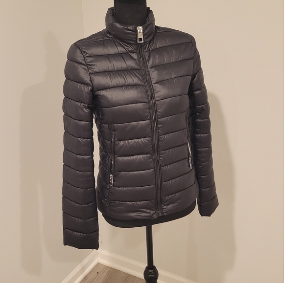 Mango Winter Coat Black Size Small/2 - Picture 6 of 11